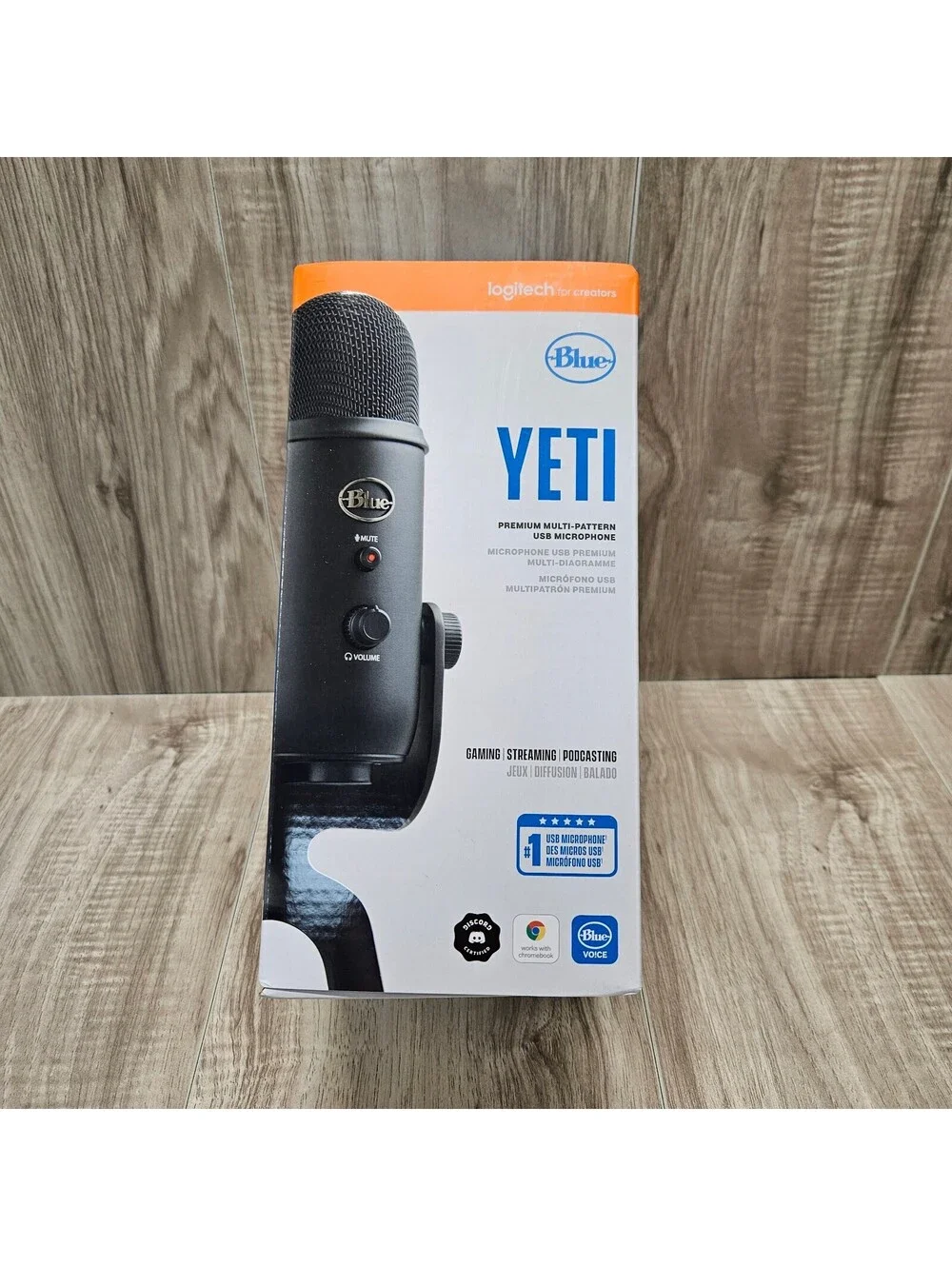 New Blue Yeti Premium Multi-Pattern USB Microphone